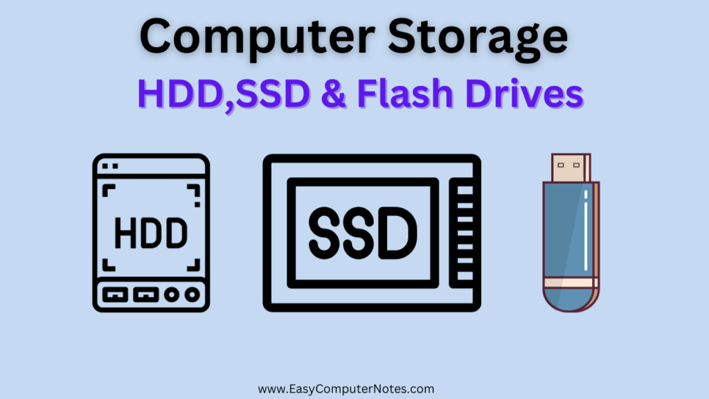 Understanding Computer Storage: HDD, SSD, and Flash Drives